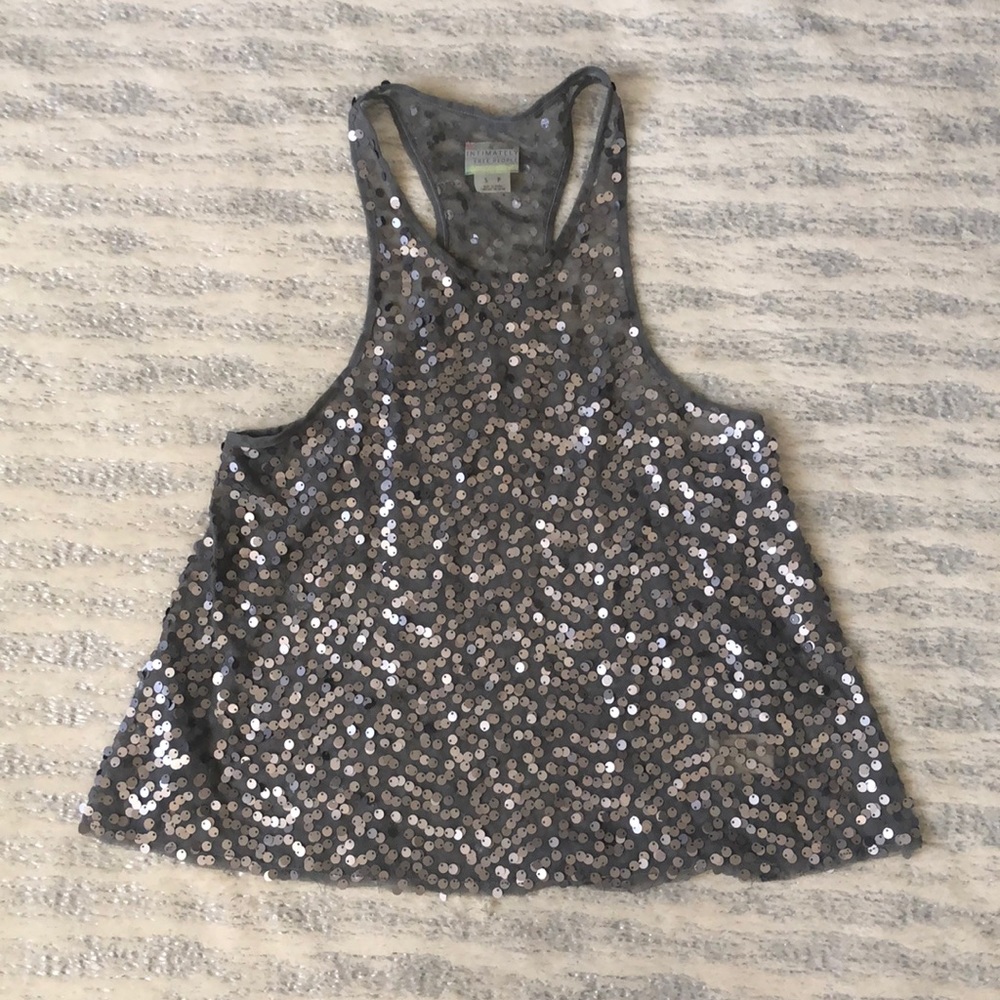 Free people sequin tank
